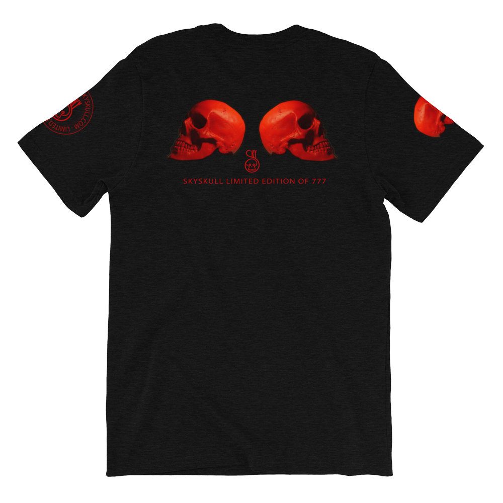 ROSSO CORSA EDITION Printed On Front, Back and both Sleeves, Unisex T Shirt - SkySkull Art