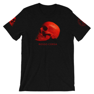 ROSSO CORSA EDITION Printed On Front, Back and both Sleeves, Unisex T Shirt - SkySkull Art