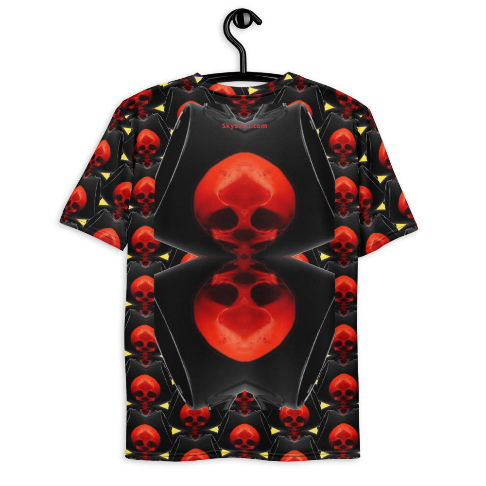 Smooth Warning Skulls  AOP T-Shirt - SkySkull Art