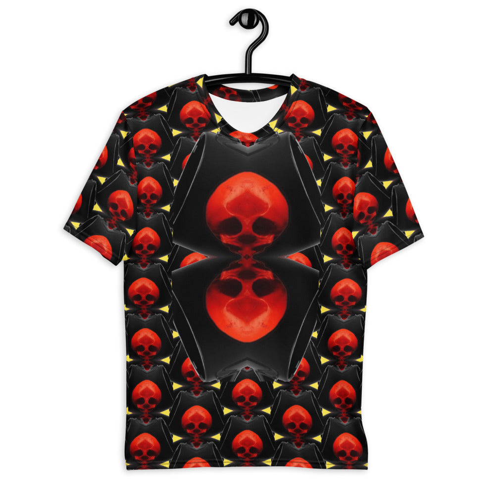 Smooth Warning Skulls  AOP T-Shirt - SkySkull Art