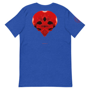 Heart Skull 737 Printed on Front, Back + Right Sleeve ,Unisex - SkySkull Art